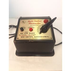 Lionel RW 110 Watt Trainmaster Transformer Tested Works USA- Unmolested original